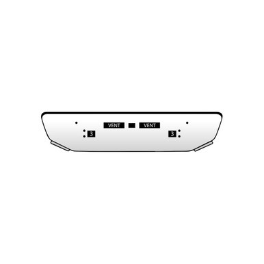 Mack Flat Bumper For Model Mack Valueliner 10 Gauge