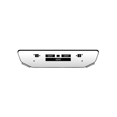 Mack Flat Bumper For Model R 10 Gauge