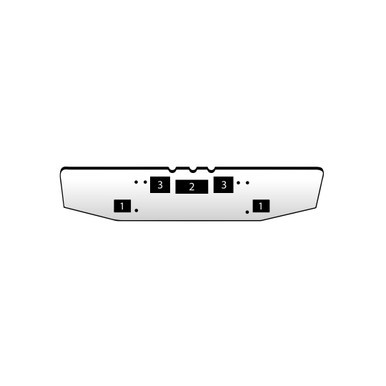 Freightliner 2008 Classic XL Flat Bumper For Model 2010 - 2012 Coronado 10 Gauge
