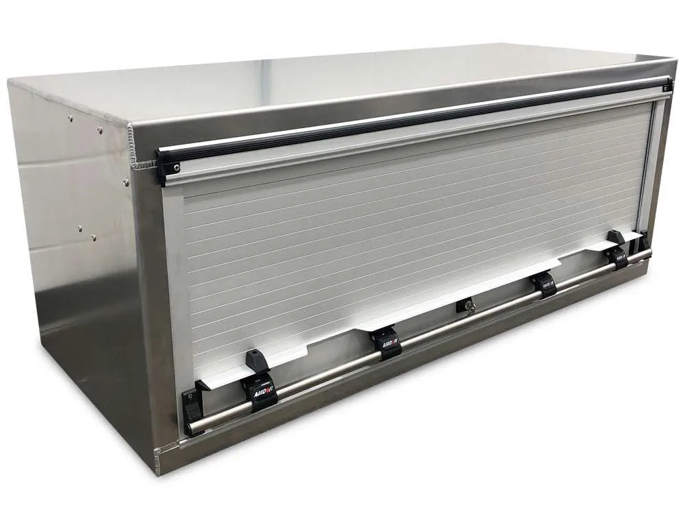 48" Wide Aluminum Roll-Up Door Toolbox - Iconic Metal Gear