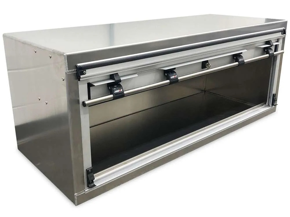 48" Wide Aluminum Roll-Up Door Toolbox - Iconic Metal Gear