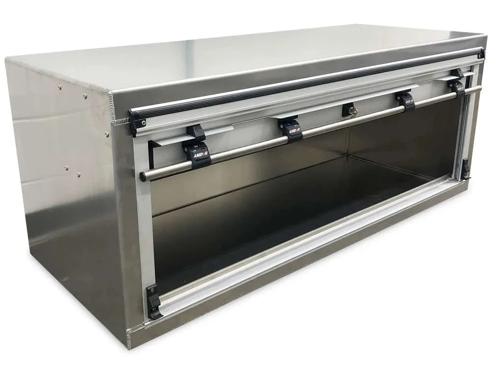 60" Wide Aluminum Roll-Up Door Toolbox - Iconic Metal Gear