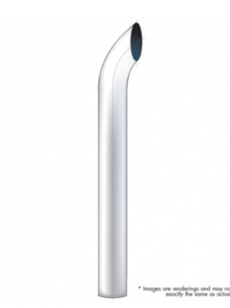 7" Curved Plain Bottom Exhaust