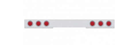 Stainless 1 Piece Rear Light Bar With 6X 4" Lights