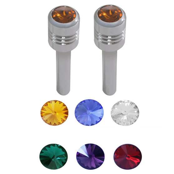 Clear Door Lock Knobs With Crystal On Top-Grand General-50862