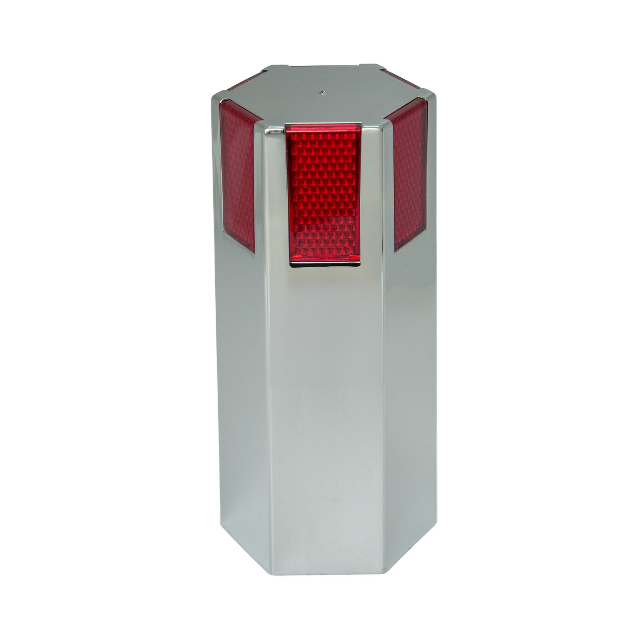 Octagon Lug Nut with Colored Reflector Thread On 33MM