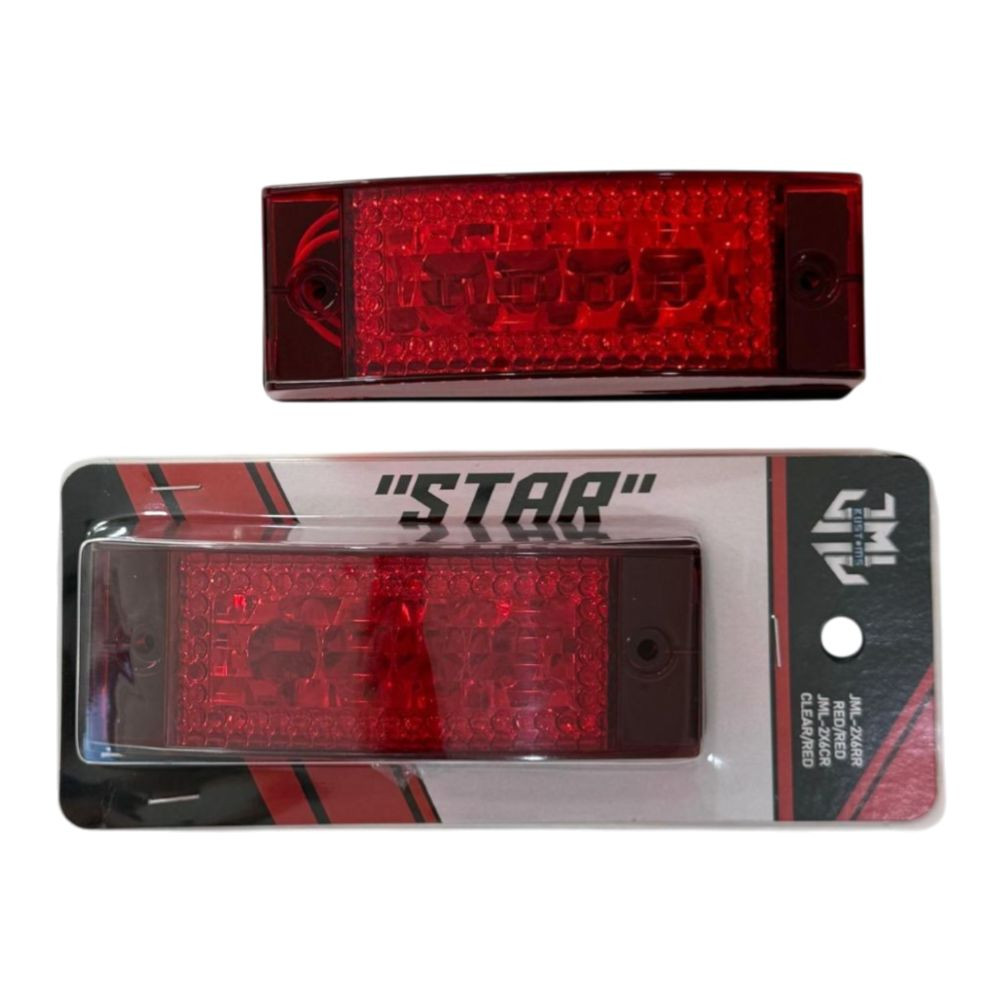 2" x 6" Rectangular 16 LED "STAR" Marker / Turn Signal Light