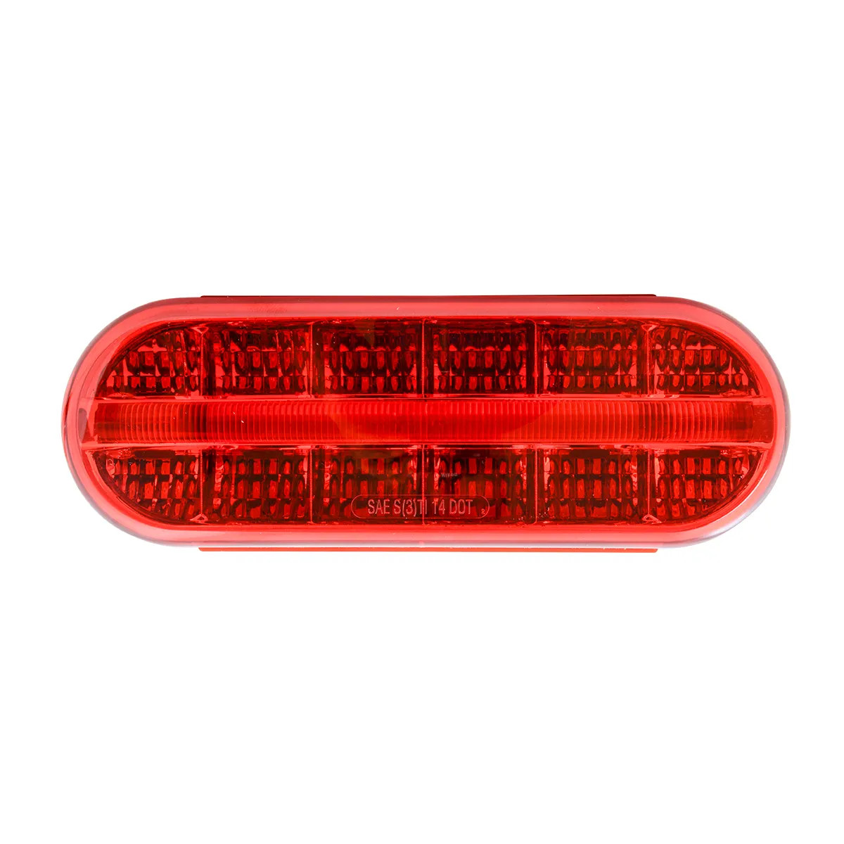 Oval Prime Spyder LED Light - Red/Red