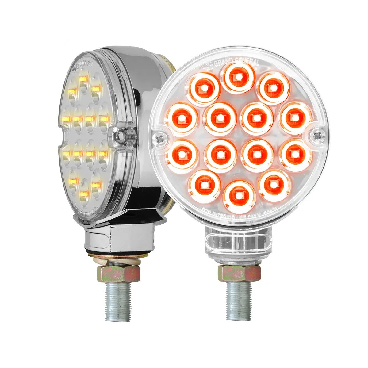 3" Double Face Pearl LED Light - Amber A/ Amber B Single Pack-Grand General-75193