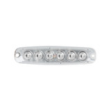 5 ⅛" Ultra Thin Strobe LED Light - White/Clear-Grand General-81842
