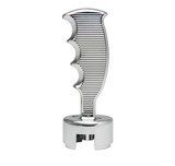 Chrome Straight Grip With Lines 13/18 Speed Gearshift Knob-Grand General-93481