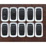 Chrome Mack Rocker Switch Trim