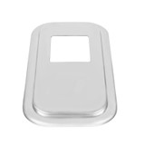 Peterbilt Stainless Steel Shift Plate Cover - 5-3/4" x 4-3/4" Opening