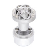 Chrome Skull 13/15/18 Speed Thread-on Gearshift Knob w/ Adaptor