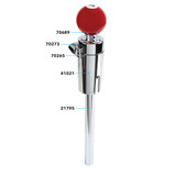 Number "3" Pool Ball Gearshift Knob For 13/15/18 Speed Eaton Style Shifters