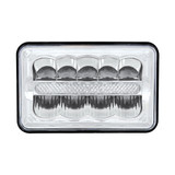 9 High Power LED 4" X 6" Rectangular Light With LED Light Bar