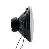 7" Crystal Headlight w/ 34 Amber LED Position Light