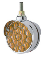 42 LED Double Face Turn Signal Light - Amber & Red LED/Amber & Red Lens
