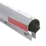 30" Chrome Heavy Duty Mud Flap Hanger W/ Reflector - 2 1/2" Bolt Pattern