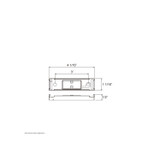 Black Mounting Bracket For Rectangular Fender Mount Light