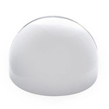 8" Chrome Fullmoon Rear Hub Cap