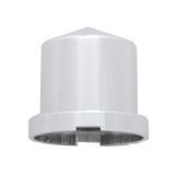 15/16" X 1 1/2" Chrome Plastic Pointed Nut Cover - Push-On