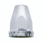 11/16" X 1-5/16" Chrome Plastic Bullet Nut Cover - Push-On