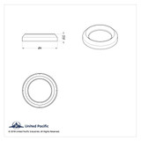 Speed/Tachometer Gauge Bezel For Freightliner/Peterbilt