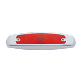2 LED Rectangular Clearance/Marker Light - Red LED/Red Lens