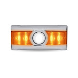 CHROME PETERBILT LED INTERIOR PROJECTOR DOME & MAP LIGHT WITH 6-COLOR AUXILIARY LED