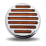 4" AMBER TURN & MARKER ROUND FLATLINE LED LIGHT - 49 DIODES