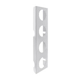 430 Stainless Steel Front Air Cleaner Bracket With Four 2" Round Light Cutouts (Pair)
