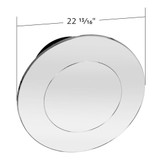 FLAT AERO REAR AXLE COVER KIT - CHROME