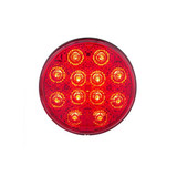 12 LED 4" Round Light (Stop, Turn & Tail) With Heated Lens