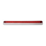 12" Dual Function LED Light Bar w/ Chrome Plastic Base for Surface Mount