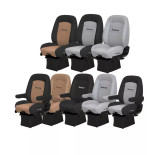 Pro Ride LoPro Suspension Mid-Back Drape Ultra Leather Seat