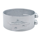 8" Stainless Butt Joint Exhaust Clamp - Angled Bracket-United Pacific-10285