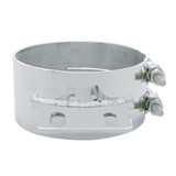 6" Stainless Steel Butt Joint Exhaust Clamp - Straight Bracket-United Pacific-10320