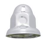 33mm X 2" Chrome Steel Nipple Nut Cover W/ Flange-United Pacific-10700