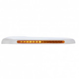 Sequential 14 Amber LED Front Fender Cover For Peterbilt 388 (2008-2015) & 389 (2008-2022) - Amber Lens