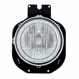 Crystal Headlight With Amber LED Halo Ring For 1996-2005 Freightliner Century