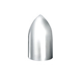33mm X 3-7/8" Chrome Plastic Bullet Nut Covers - Thread-On (60-Pack)