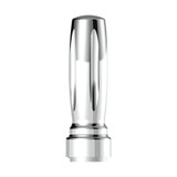 M30X3.5 Thread-On Vegas Style Gearshift Knob With 9/10 Speed Adapter - Chrome/Vertical