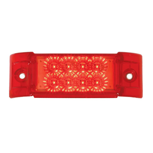 Rectangular Spyder LED Marker Light Part - Red/Red-Grand General-77662