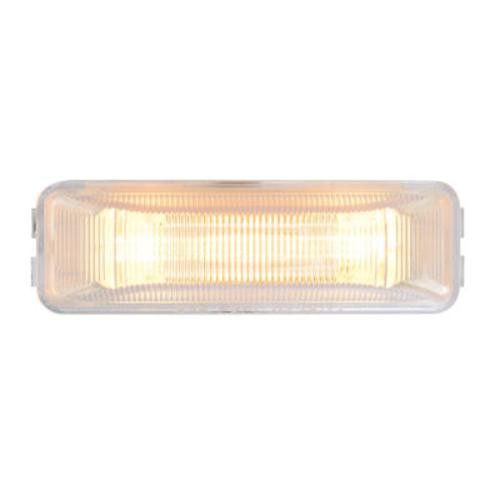 Rectangular 2-Bulb Sealed Marker Light Light Only - Clear-Grand General-82379