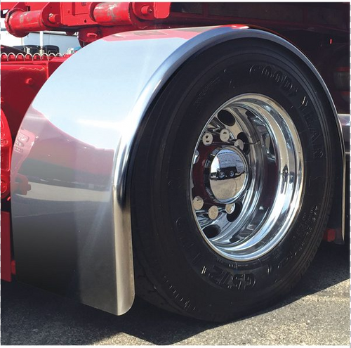 Fenders - Single - 95" Smooth Super Long - 14 Ga.-Trux-TFEN-S37