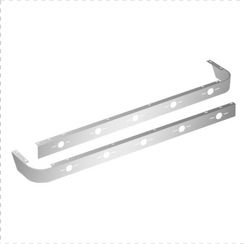 Peterbilt 389 70" Sleeper Panel For Extender With 10 Slotted Light Holes (2007 - 2011)-Trux-TP-1571