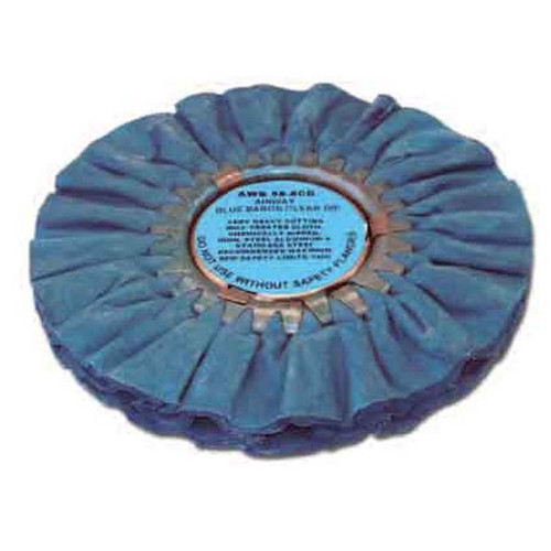 8 Inch Blue Baron Chemical Dip Airway Buffing Wheel-Zephyr-AWB58-8CD