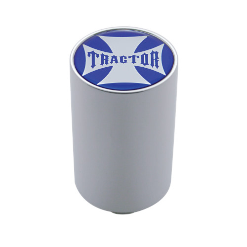 "Tractor" 3" Air Valve Knob - Blue Maltese Cross Sticker-United Pacific-23713