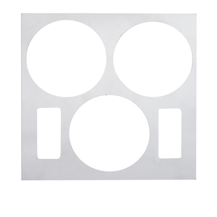 Stainless Steel Volvo A/C Control Trim-United Pacific-41630
